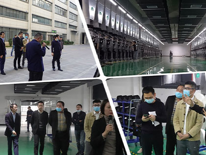 Kantor Konstruksi Kota Indah Zhejiang mengunjungi Teknologi Tinggi Chengbang untuk inspeksi dan penerimaan Jalan Qianqing